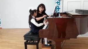 Открытый урок по классу фортепиано, 1 класс