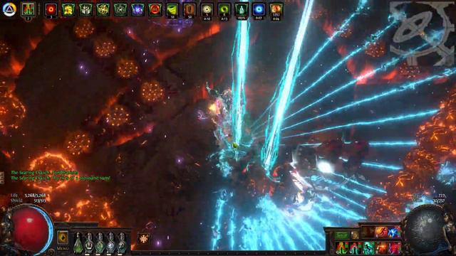 Path of Exile Lightning Strike Raider Uber Searing Exarch смотреть онлайн