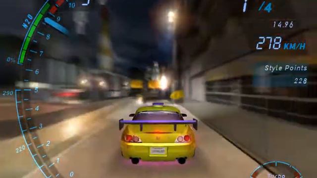 Need For Speed Underground drag...with an S2000 смотреть онлайн