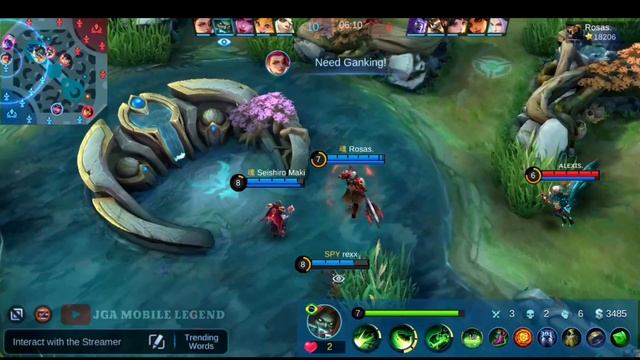Roamer Monster !! Tank Build ! Terizla Best Build - Gameplay Top 1 Global Terizla By Rosas. смотреть онлайн