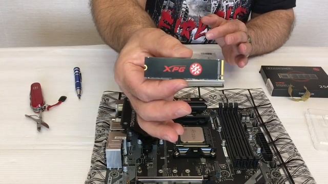 Установка накопителя памяти SSD M.2. v:2020г. смотреть онлайн