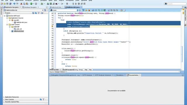 Login Servlet for validating User Name Password смотреть онлайн