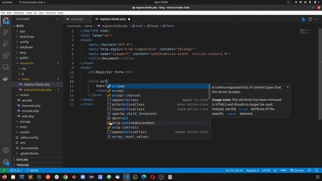 05 - Create View | Laravel Trainings смотреть онлайн