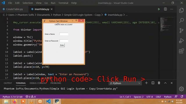 Python Mysql Database GUI смотреть онлайн