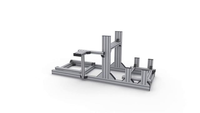 Кокпит из алюминиевого станочного профиля