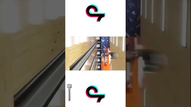 Cool trick for a strike in 10 pin bowling смотреть онлайн