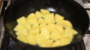 Картофель жареный со свининой