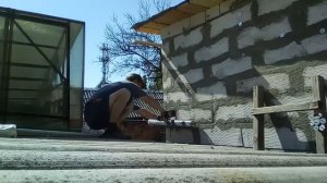 Как быстро прикрепить сетку под штукатурку на газоблок