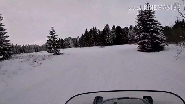 Катаемся с Fedorio на снегоходе. БЫЛО ВЕСЕЛО!!! смотреть онлайн