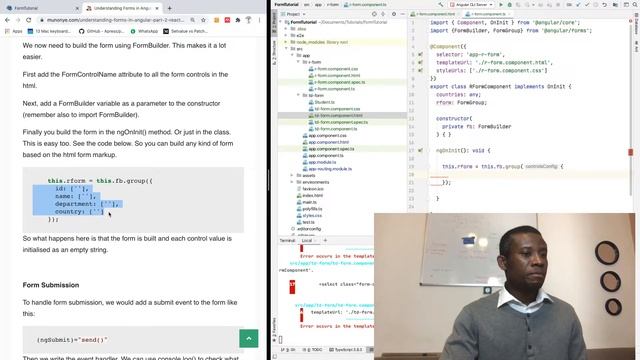 Understanding Forms in Angular - Reactive Forms смотреть онлайн