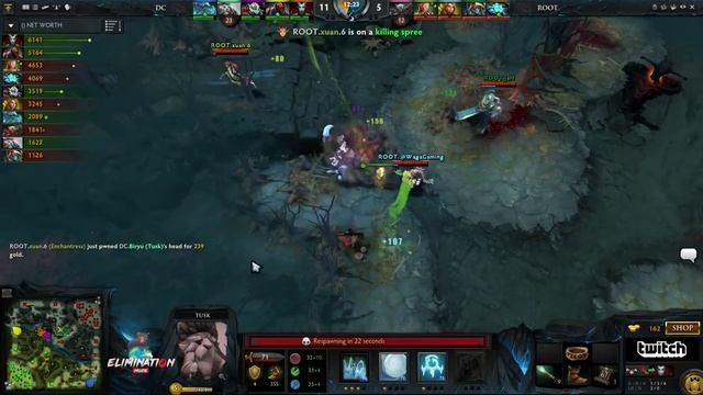 Elimination Mode - ROOT vs DC - Game 1 (Maut & syndereN) [ORACLE] смотреть онлайн