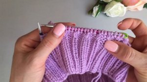 ЛЕГКАЯ , КРАСИВАЯ ЖЕНСКАЯ ШАПОЧКА СПИЦАМИ. ИДЕАЛЬНЫЙ ВАРИАНТ НА ВЕСНУ! KNITTED HAT