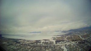 Пулково, Санкт-Петербург. Взлет из кабины пилота Ту-134 УБЛ