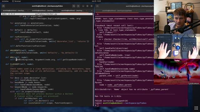 replay - pyflakes 3.12 features - 2023-06-25 смотреть онлайн