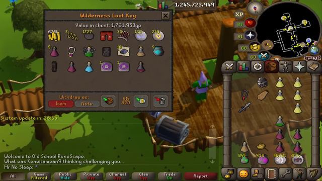 These Players Risk BANK In The Wilderness Slayer Cave смотреть онлайн