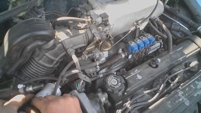 Диагностика двигателя B20B Honda CRV RD1 смотреть онлайн