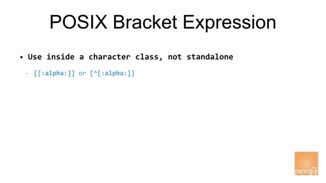 ۱۹- پرانتزهای POSIX در RegEx عبارت با قاعده смотреть онлайн