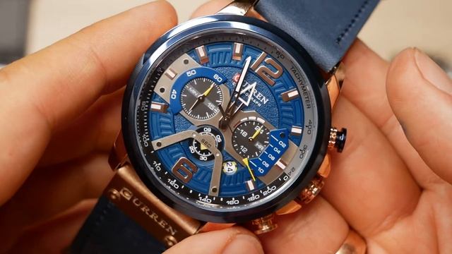 Обзор часов с Aliexpress Curren 8355 и 8329 - ремешок или браслет что выбрать? смотреть онлайн