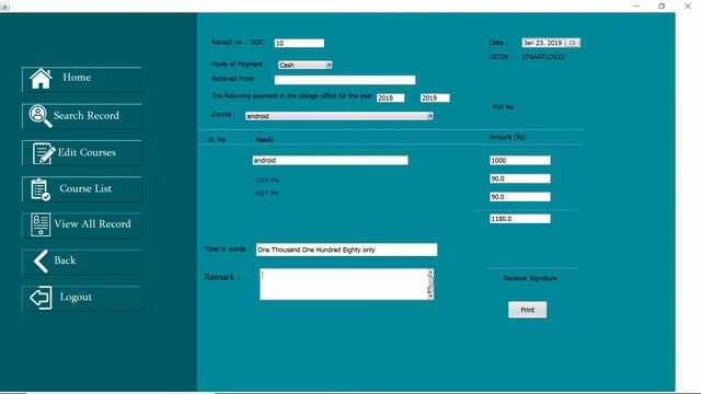 Fees Management System in java | Complete Project | part -1 смотреть онлайн