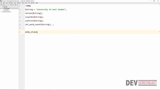 String Manipulation in PHP смотреть онлайн