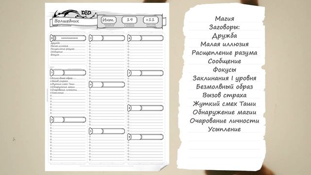 Как играть за ОНО в ДнД (Билд ОНО DND5)