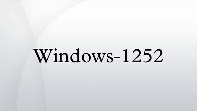 Windows-1252 смотреть онлайн