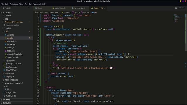 Connecting wallet : Solana DApp Development смотреть онлайн