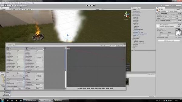 Создание огня в Unity