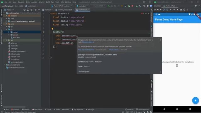 How to Get API with Flutter! (Weather Api) смотреть онлайн