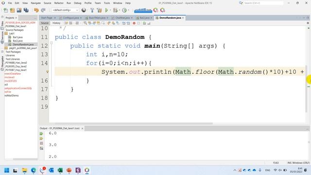 #MOB1014 Hướng Dẫn Sử Dụng Random Của Thư Viện Math Trong Java #Java1 смотреть онлайн