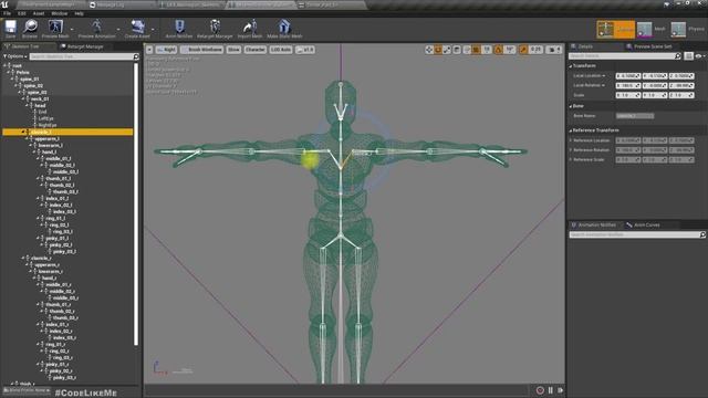 Unreal Mixamo to Epic Skeleton retargeting смотреть онлайн