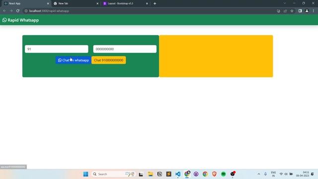 Updated Conditions for number - React Project | Rapid Whatsapp - 6 смотреть онлайн