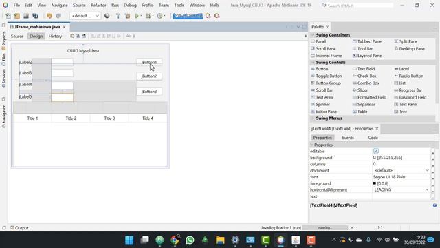 (part 1) tutorial java dengan menggunakan netbeans v15 dan database mysql смотреть онлайн