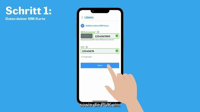 LEBARA SIM Aktivierung смотреть онлайн
