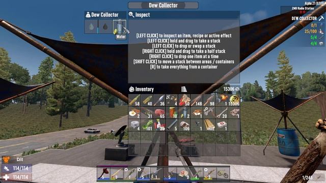 How To Not Die Of Dehydration in Alpha 21! ~ 7 Days To Die ~ The Dew Collector & Water Filter смотреть онлайн
