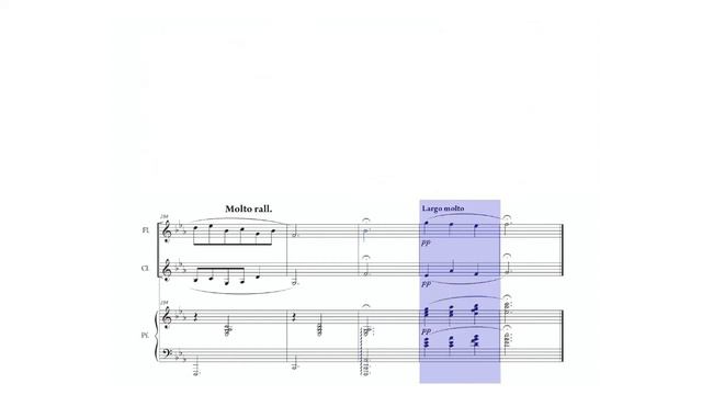 🎼SEAN SALAMON - Trio for FLUTE, CLARINET and PIANO - (Sheet Music Scrolling) смотреть онлайн