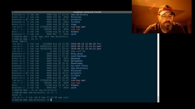 Linux - Copying, Moving and Deleting files/directories смотреть онлайн