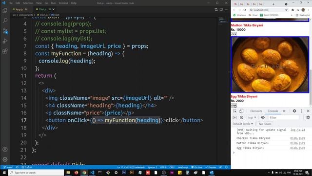 Events in React JS Using Functional Components смотреть онлайн