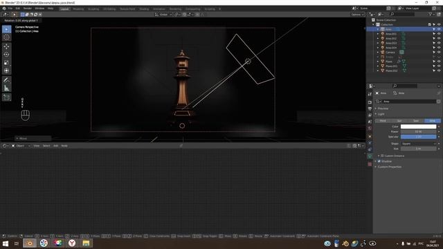 Blender 2.9 Моделирование шахматной фигуры и настройка освещения смотреть онлайн