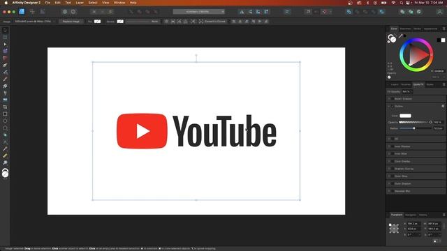 How To Quickly Outline A PNG Image With Affinity Designer смотреть онлайн
