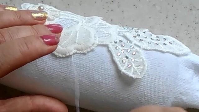 Как украсить колготки своими руками/DIY/ Мастер класс смотреть онлайн