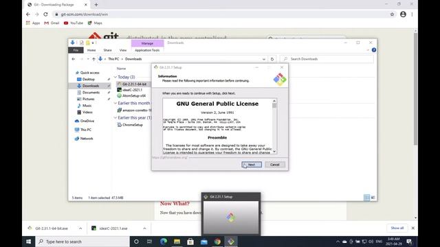 Windows 10 GIT SCM Installation смотреть онлайн