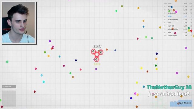 BECOMING THE NUMBER 1 FIDGET SPINNER! | FIDGETSPINNERS.IO GAME w/SB737 смотреть онлайн