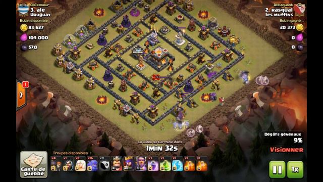 2 attaque boulistes hdv 11 | SMN Kevin et Rasqual. смотреть онлайн
