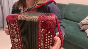 «Терские припевки | Ой, Дуся, ой, Маруся» | Звучание нот на гармони