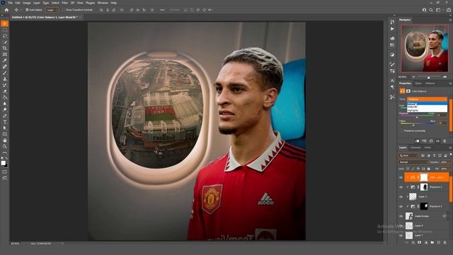 FREE PSD ? | Antony To Man United ? | Photoshop Tutorial смотреть онлайн