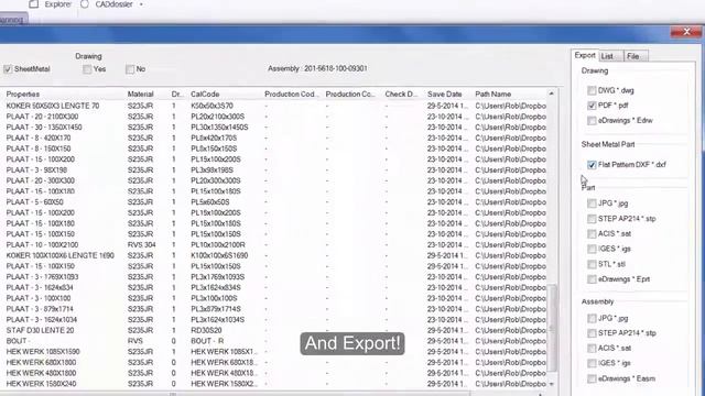 Export SolidWorks files to PDF, DXF, DWG смотреть онлайн