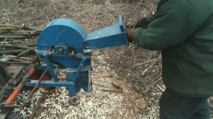 Щепорез(дробилка,веткорез) Самодельный к мотоблоку. Работа. Своими руками.