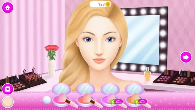 Fun Care - Makeover Learn Colors Kids Games Hair Salon SPA Dress up - Play Angelina's Salon Gamepla смотреть онлайн