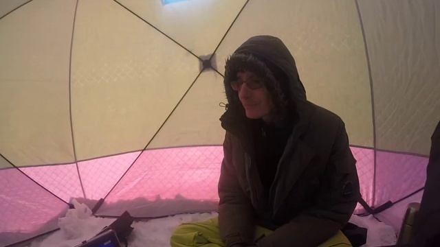 Цель - Рыба. Тест зимней палатки. Новосибирск, Затон 30.01.2021 смотреть онлайн